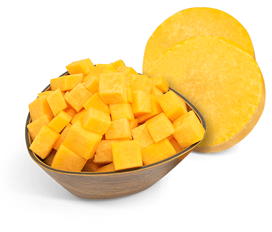 Bio sütőtök kocka